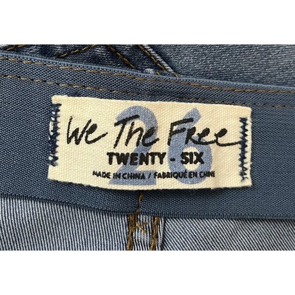 We The Free Penny Pull On Flared Leg Women's Jeans Size 26 - Picture 3 of 5